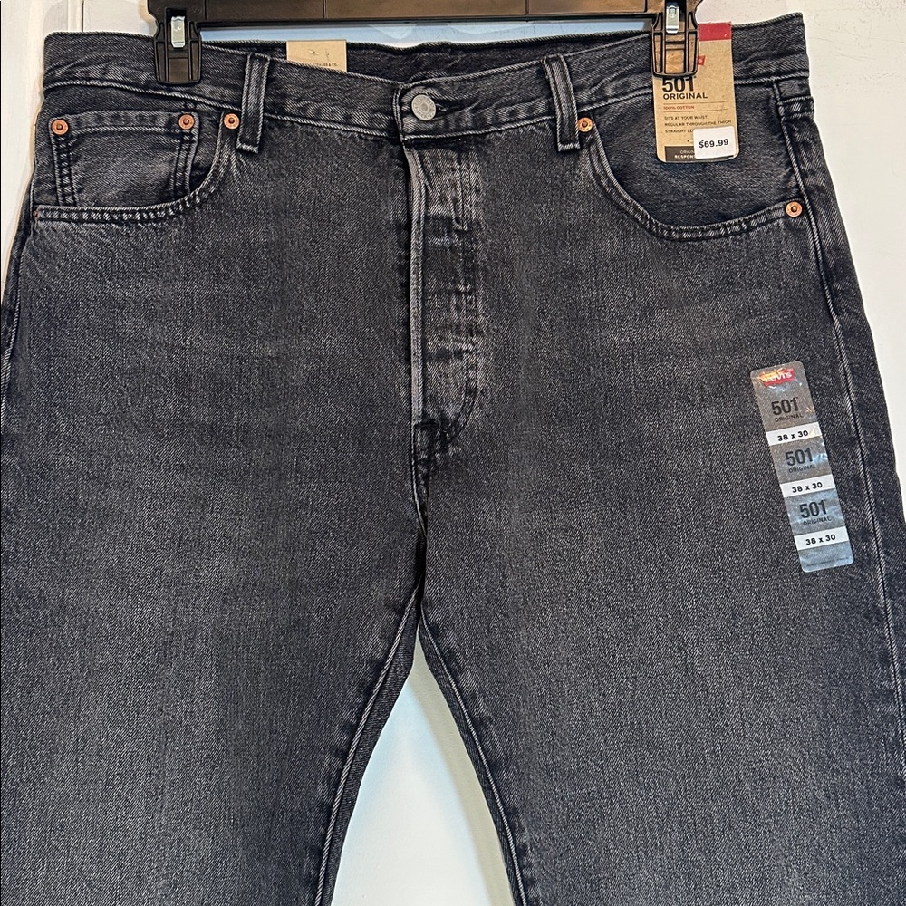 Levi’s 501 Cotton Denim Jeans 38x30 NWT